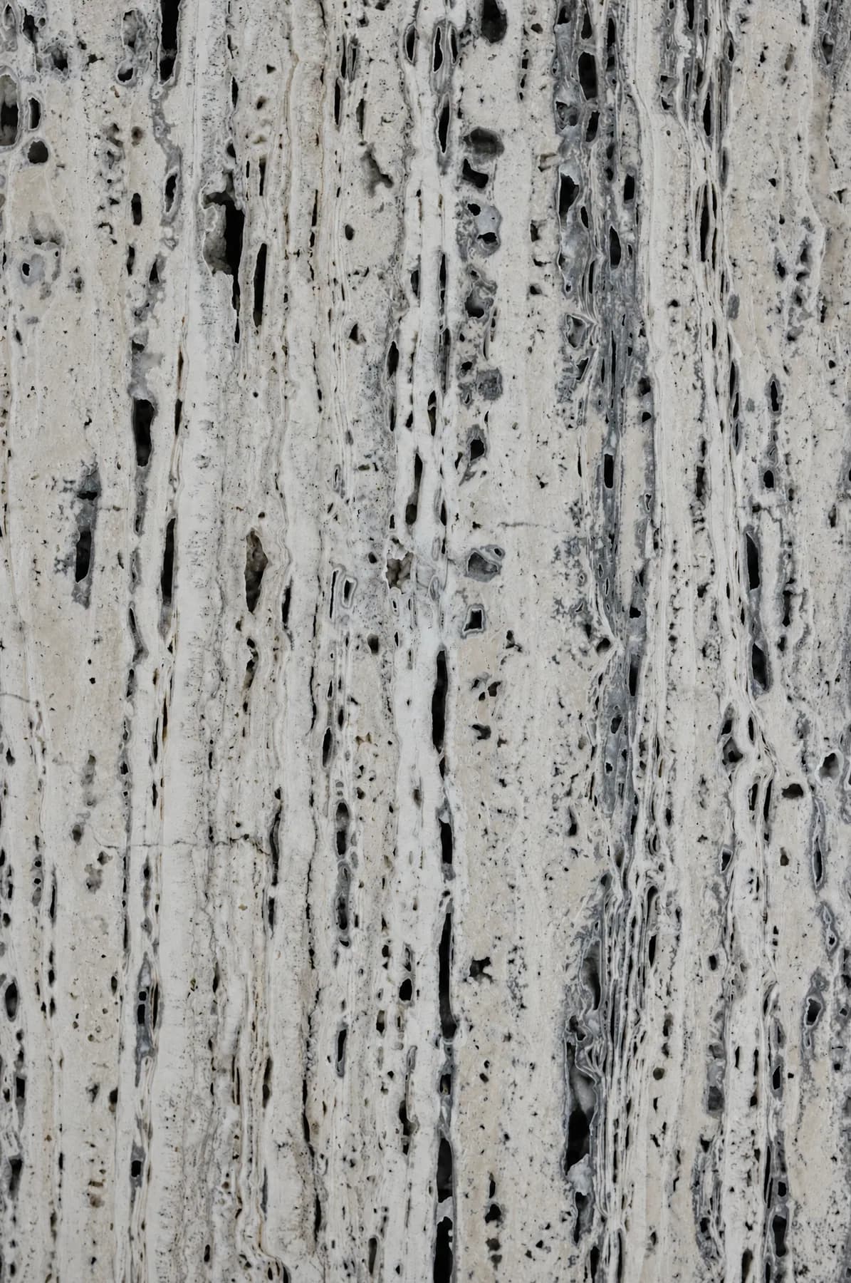 White Silver — White Travertine