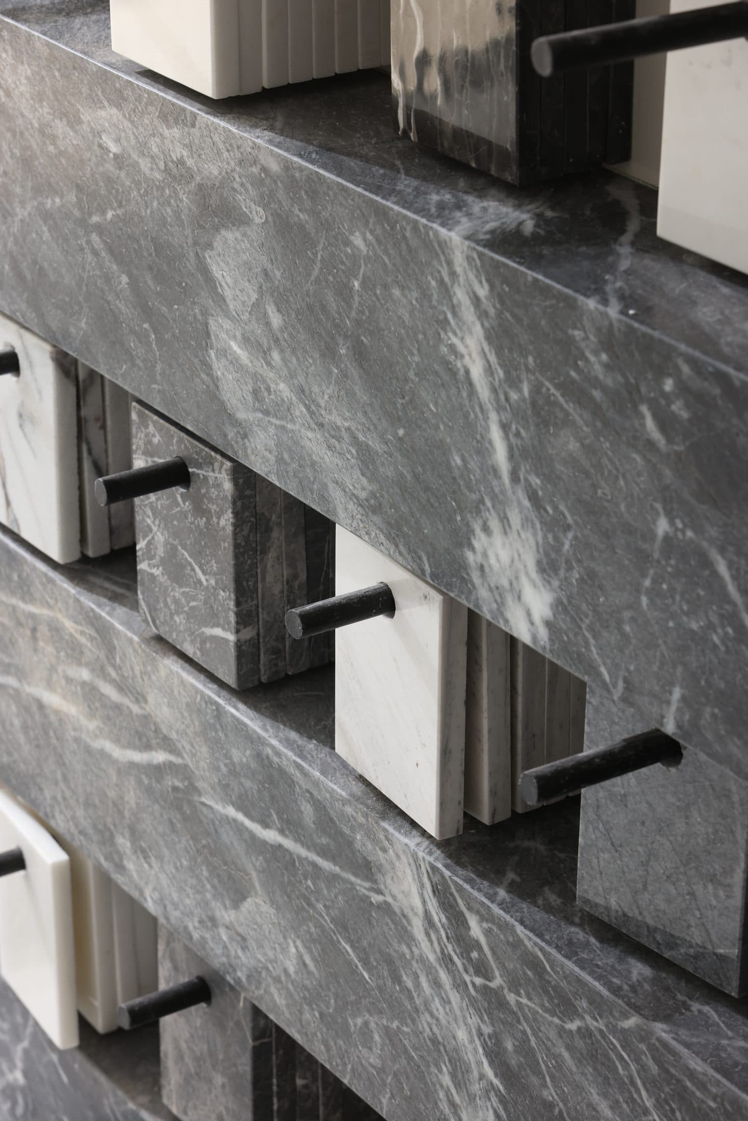 Marble cladding panels in the Zein Group showroom, Beirut